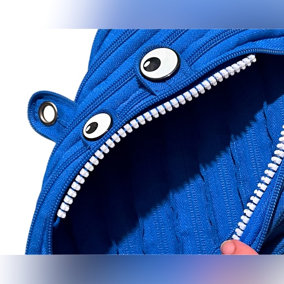 Zipit Monster 3-Ring Pencil Case, Royal Blue - Picture 4 of 5